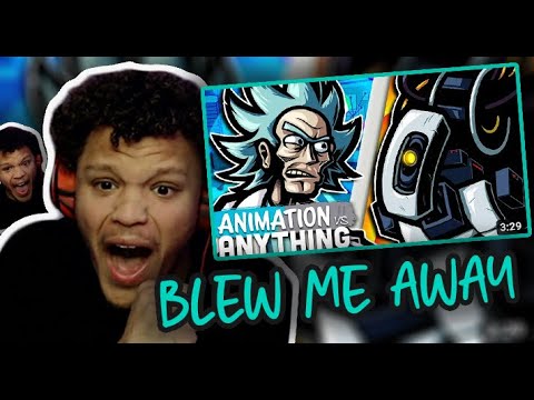 THIS WENT SO HARD LIKE WHATT Rick Sanchez vs GLaDOS  Rap Battle REACTION!!! ANIMATION VS ANYTHING!