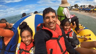 BRINCAMOS E NOS DIVERTIMOS MUITO NO DISCO BOAT NA PRAIA DA BARRA DE SÃO MIGUEL