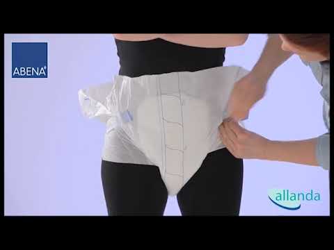 Abena Abri Form Pads | Fitting Guide - Standing
