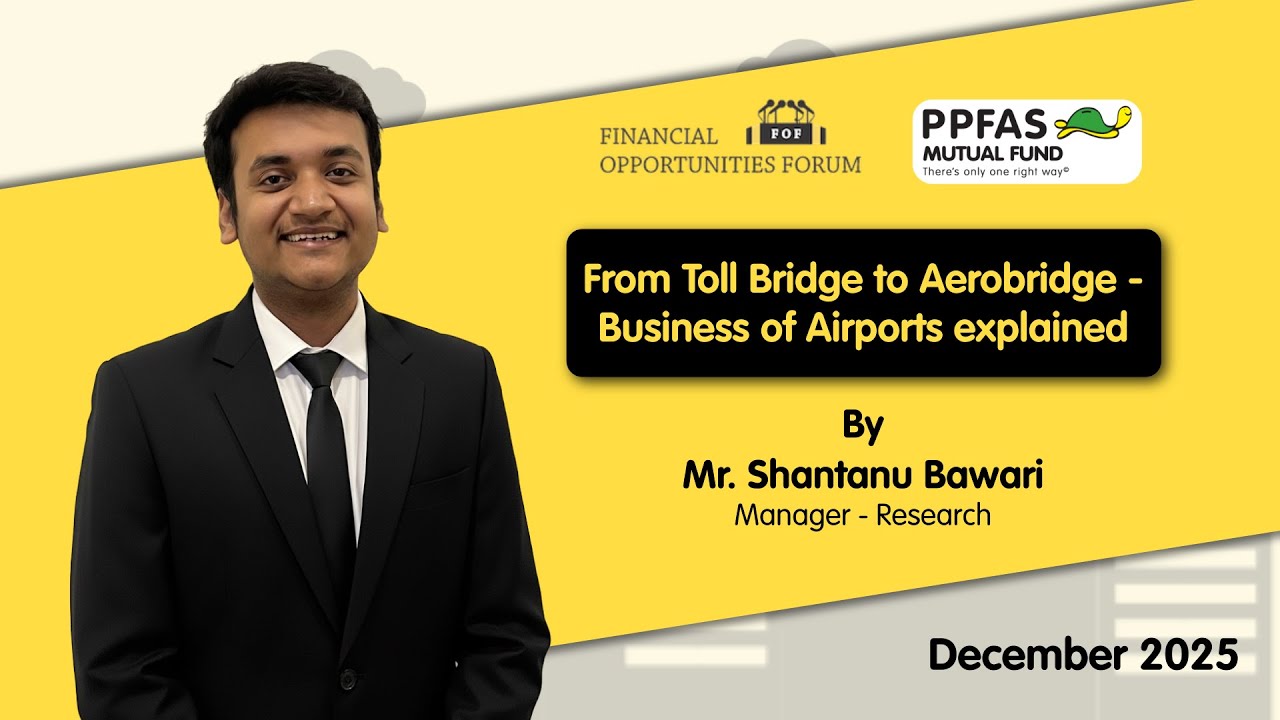 From Toll bridge to Aerobridge - Business of Airports explained | Financial Opportunities Forum
