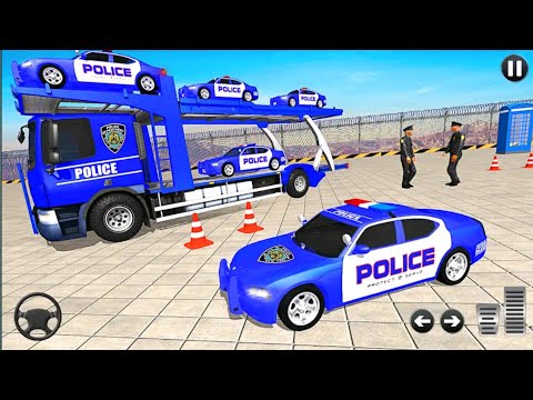 Grand Police car Vehicles Transport Truck / car parking