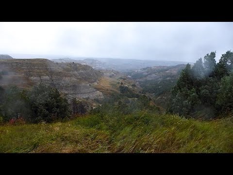 Theodore Roosevelt National Park, North Dakota - North Unit - Bentonitic Clay Overlook (2019) Video