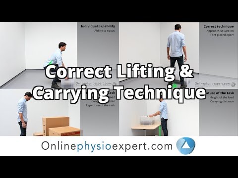 Manual handling tutorial