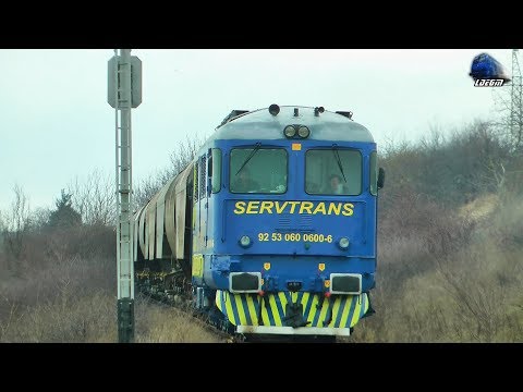LDE2100 60-0600-6 & Marfar Express FWD Freight Train in Episcopia Bihor -  05 January 2018