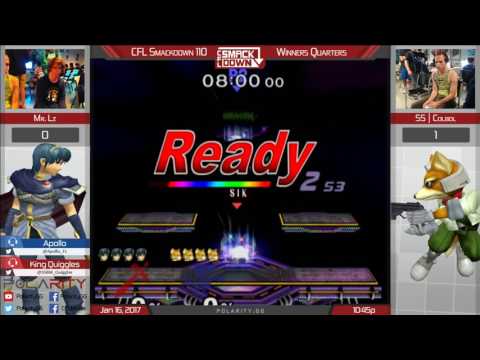 CFL Smackdown 110 Melee - SS Colbol (Fox) vs MrLz (Marth) - Winners Quarters