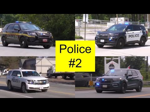 Police Cars Responding Compilation #2