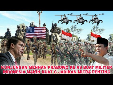 MANTAP KUNJUNGAN MENHAN PRABOWO KE AMERIKA BUAT MILITER INDONESIA MAKIN KUAT & JADIKAN MITRA PENTING