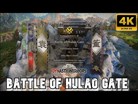 BATTLE OF HULAO GATE, Dynasty Warriors Origins [4K 60FPS | No Commentary]