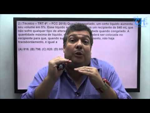 RLM e Matemática - Correção da prova do TRT 4 - Técnico