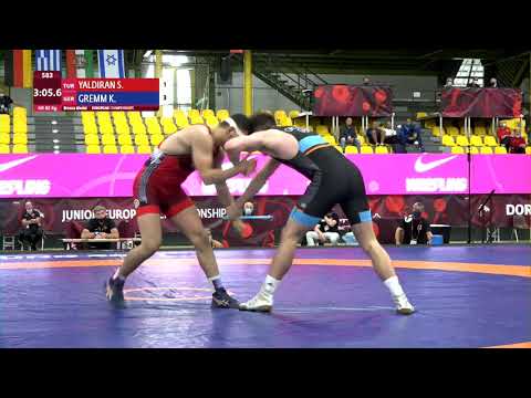 BRONZE GR - 82 kg: S. YALDIRAN (TUR) v. K. GREMM (GER)