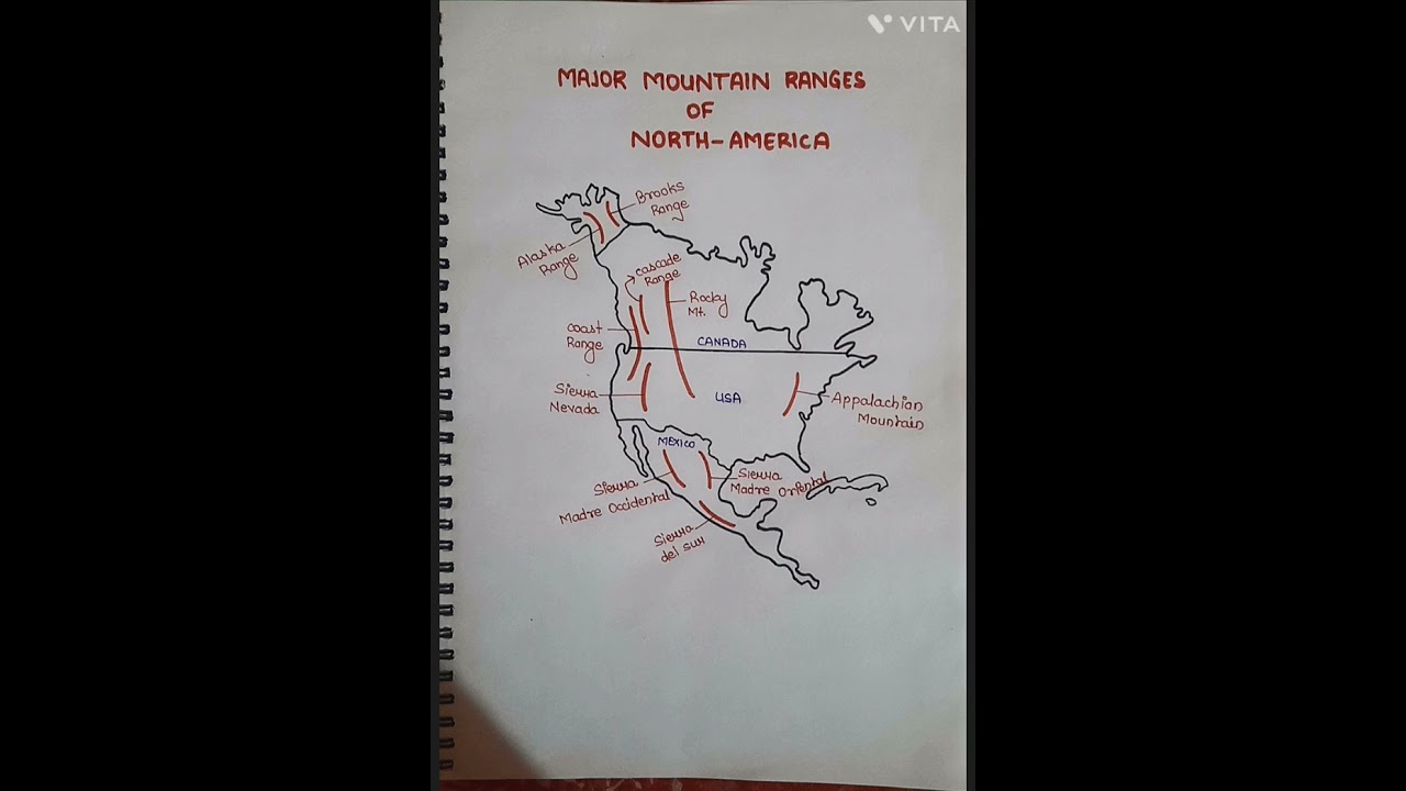 Mountain Ranges of North America #shorts #viral #youtubeshorts