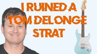 I Ruined a Tom DeLonge Strat. (Baritone Modification)