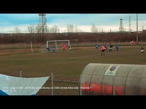 LIVE - Liga 3 (S9) - CS Soda Ocna Mureș vs CSM Unirea Alba Iulia - Repriza 1