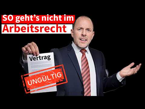 Video Thumbnail: Top 10 Klauseln, die in deinem Arbeitsvertrag verboten sind | Anwalt Christian Solmecke