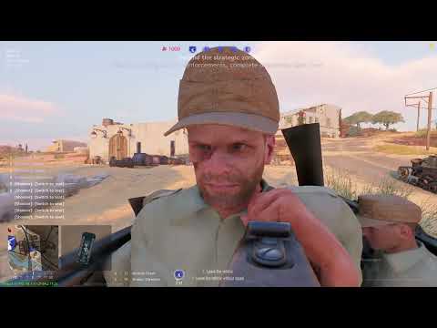 Enlisted: Germany vs USA Tunisia Gorge North #1 (No commentary)