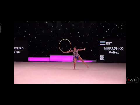 Polina MURASHKO ESTONIA - HOOP Final - Miss Valentine GRAND PRIX TARTU 2023