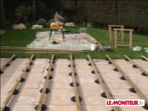 comment poser terrasse composite sur sol meuble