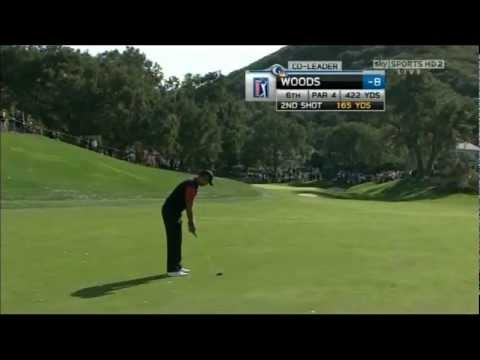 Part of a video titled Tiger Woods: Analysis of his new Putting Grip - YouTube