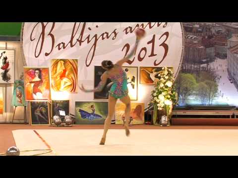 Jelizaveta Gamalejeva Baltic Hoop 2013 ball all around