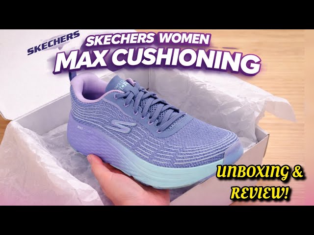 Vídeo relacionado con Skechers Max Cushioning Elite 2.0 Kaplan - Zapatos sin cordones para mujer, Negro/Oro rosa, 6.5