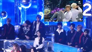 Download lagu Wanna One, IU Reaction to BTS, Spring Day  MMA 2017 mp3