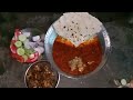 Village Chicken Rassa Chicken Fry Maharashtrian Bhakar Maharashtra Village Spicy Chicken Video