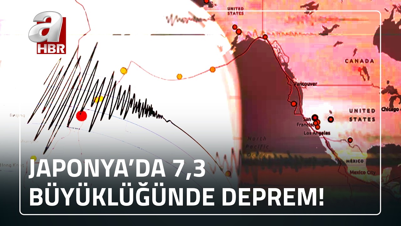 7,3 büyüklüğünde deprem! Japonya'da tsunami uyarısı yapıldı  | A Haber