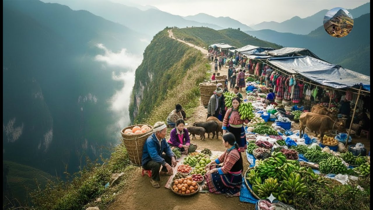 A Market Above the Clouds | Life on a Mountain Peak in Vietnam