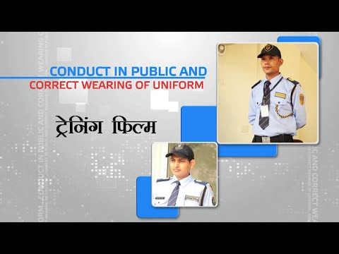 Conduct in Public & Correct Wearing of Uniform New 24112014