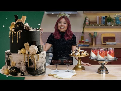 Glam Bakes for a Sparkling New Year’s Party