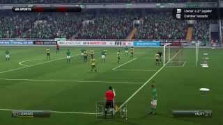 preview picture of video 'FIFA 14 Gameplay - Deportivo cali vs Atletico nacional'
