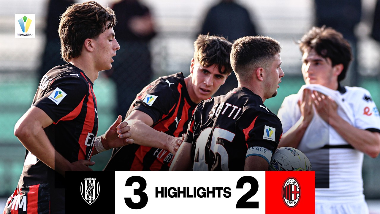 Cesena U20 vs Milan U20 Highlights