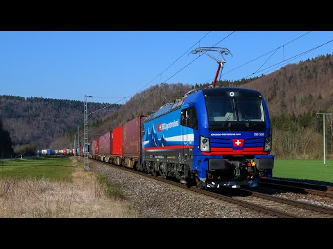 Rheintalbahn Umleiter auf der Gäubahn | Güterzüge im Jahr 2020 | Güterverkehr Bahn in Deutschland