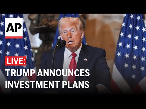 LIVE: Trump announces investment plans