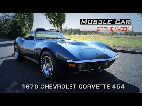 1970 Chevrolet Corvette 454 Roadster-Muscle Car Of The Week Video Episode 174