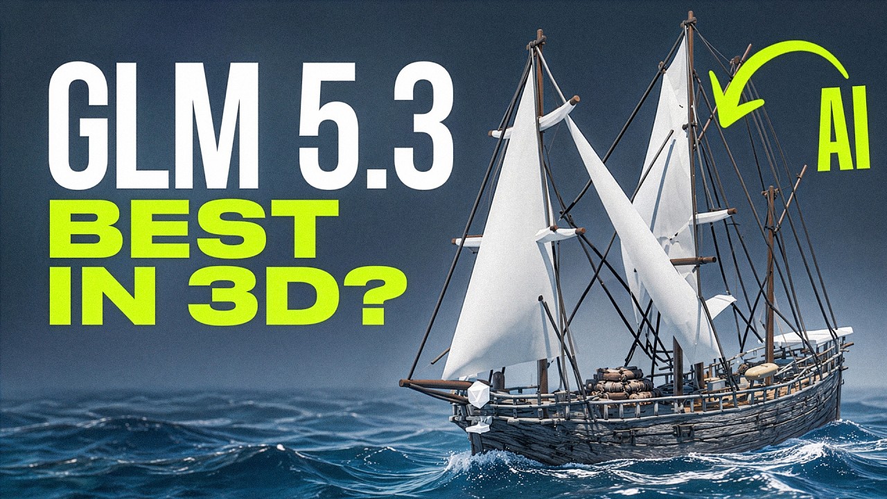 Open-Source AI Took Over 3D Again - GLM 5.3 & Qwen 3.8 Max