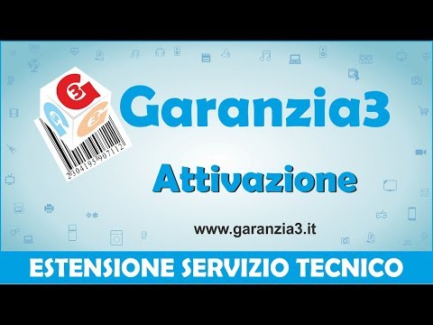 Garanzia3 - ATTIVAZIONE - ESTENSIONE DEL SERVIZIO TECNICO