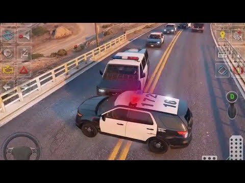 US Police Car Chase Simulator 3D City Duty Cop Police Car Driving -Android GamePlay