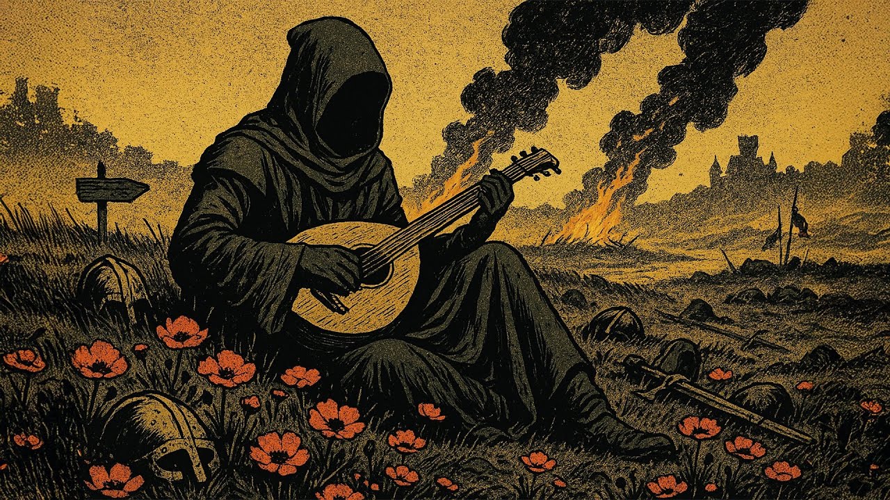 The Bard Who Played Where Heroes Fell – Medieval Ambience & Lament