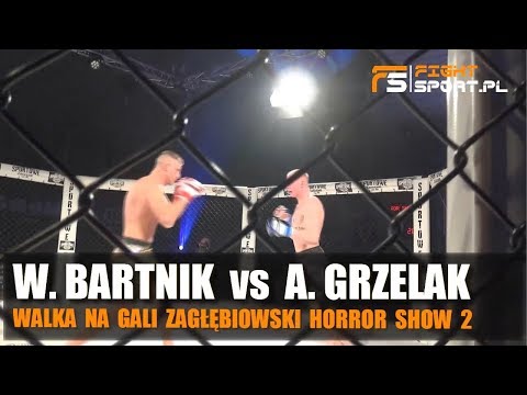 Wawrzyniec Bartnik vs Adrian Grzelak - walka na Zagłębiowski Horror Show 2