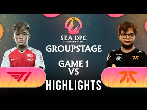 Game 1: Fnatic vs T1 (Raven vs Gabbi) DPC SEA 2022 Tour 3: Division I