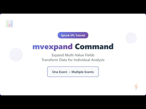 Splunk Spl Mvexpand Command Tutorial Expand Multi Value Fields For Data Analysis