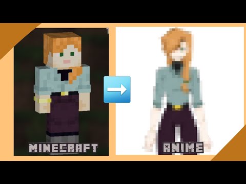 Insane Transformation! Minecraft Skin to Anime - Noryn Ch.