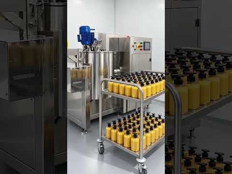 Shampoo Batch Production Glimpses
