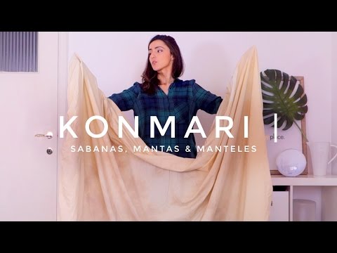 Cómo doblar Sábanas, Mantas y Manteles | Método KonMari | Por MArie Kondo