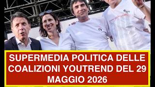 SUPERMEDIA POLITICA DELLE COALIZIONI YOUTREND DEL 29 MAGGIO 2026