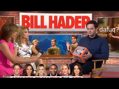 Bill Hader (justifiably) hating being interviewed for 10 minutes