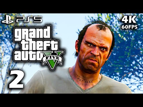 GTA 5 PS5 Enhanced Gameplay Walkthrough Part 2 (4K 60FPS RAY TRACING) - No commentary