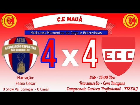 Melhores Momentos AESG 4 x 4 Corrêas - Campeonato Carioca Profissional - FFSERJ