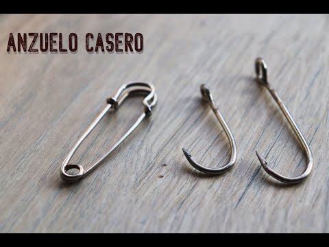 #Anzuelo casero con imperdible // homemade #hook with safety pin